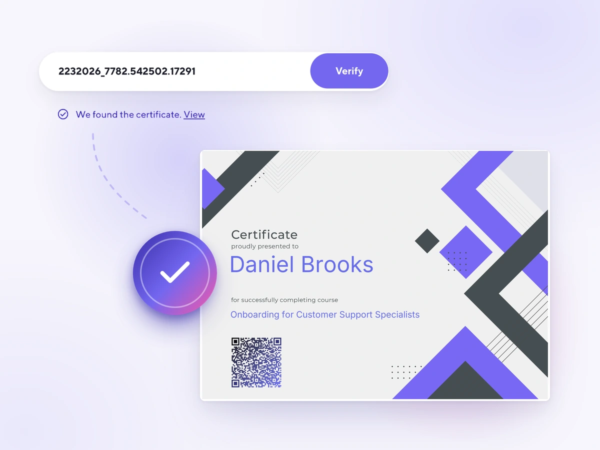 Certificate image